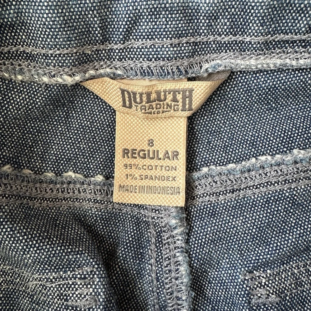 Duluth Trading Co. High-wasted Canvas Pants Size 8